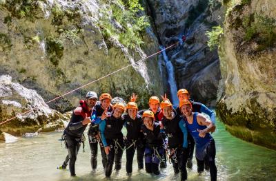 groupe canyoning verdon